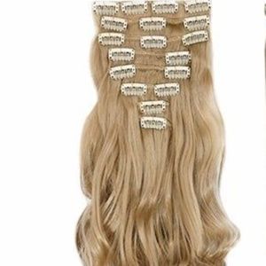 Thick Real Natural 8Pcs 18 Clips in Hair Extension